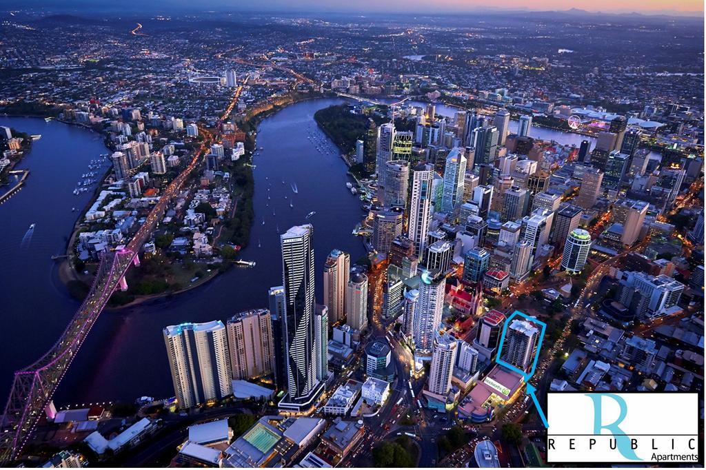 Republic Apartments Brisbane City Exterior foto
